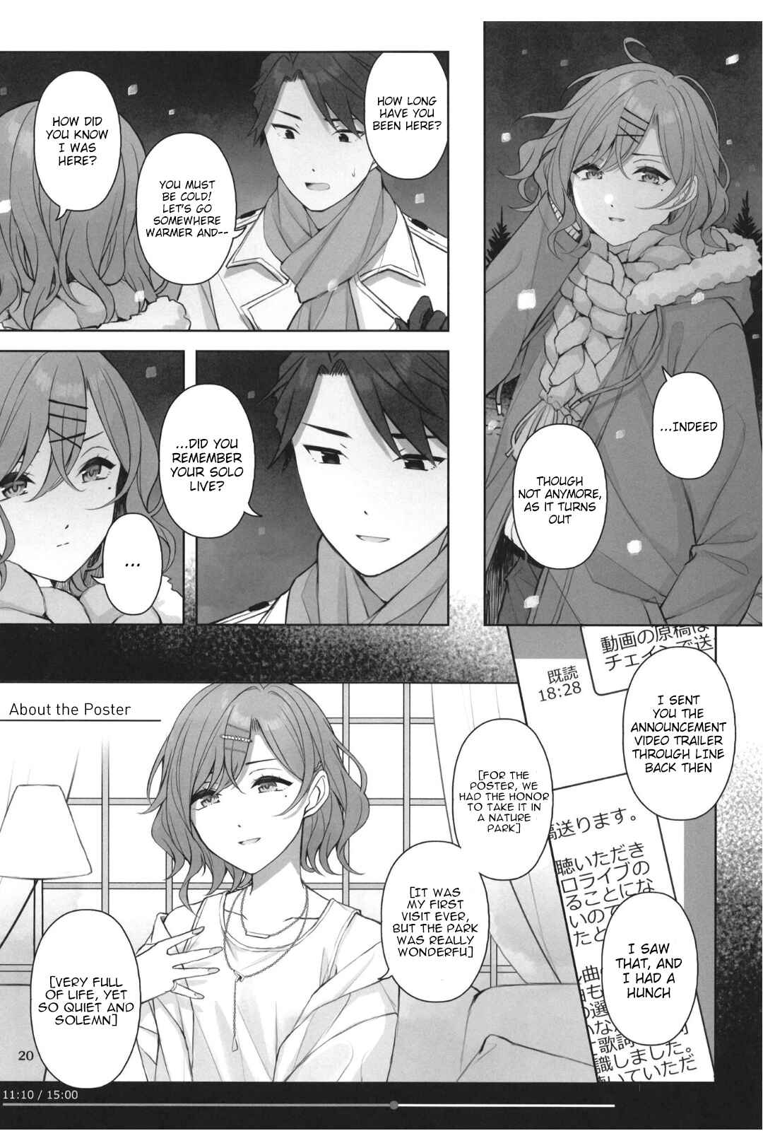 Page 21 Chapter Unknown_613d THE iDOLM@STER: Shiny Colors - The Blaze of the Snowy Silver Sky (Doujinshi)