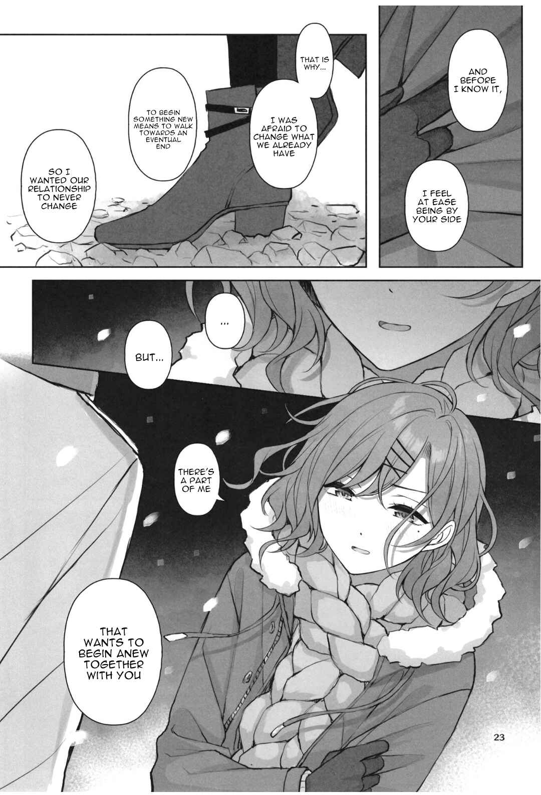 Page 24 Chapter Unknown_613d THE iDOLM@STER: Shiny Colors - The Blaze of the Snowy Silver Sky (Doujinshi)