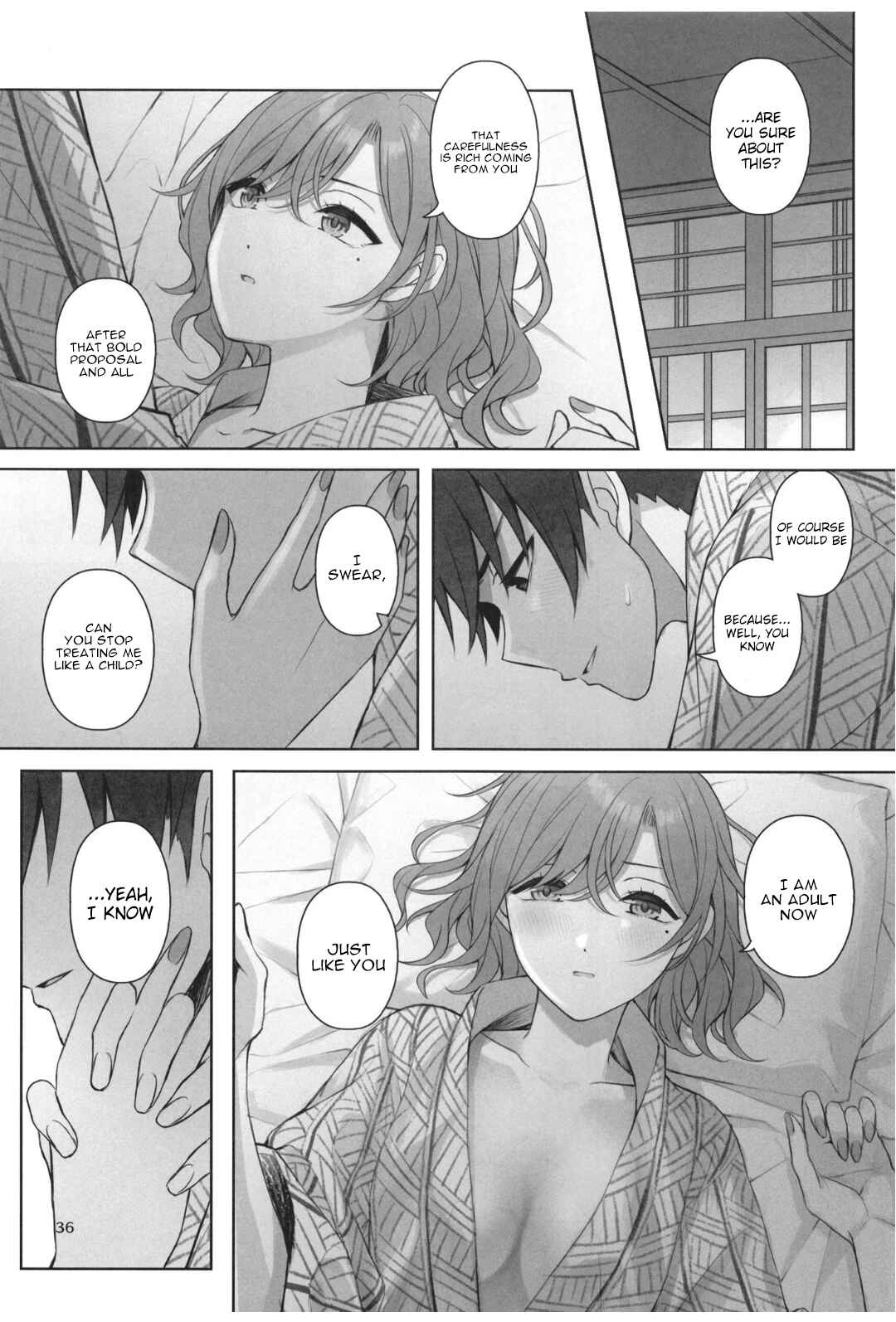 Page 37 Chapter Unknown_613d THE iDOLM@STER: Shiny Colors - The Blaze of the Snowy Silver Sky (Doujinshi)