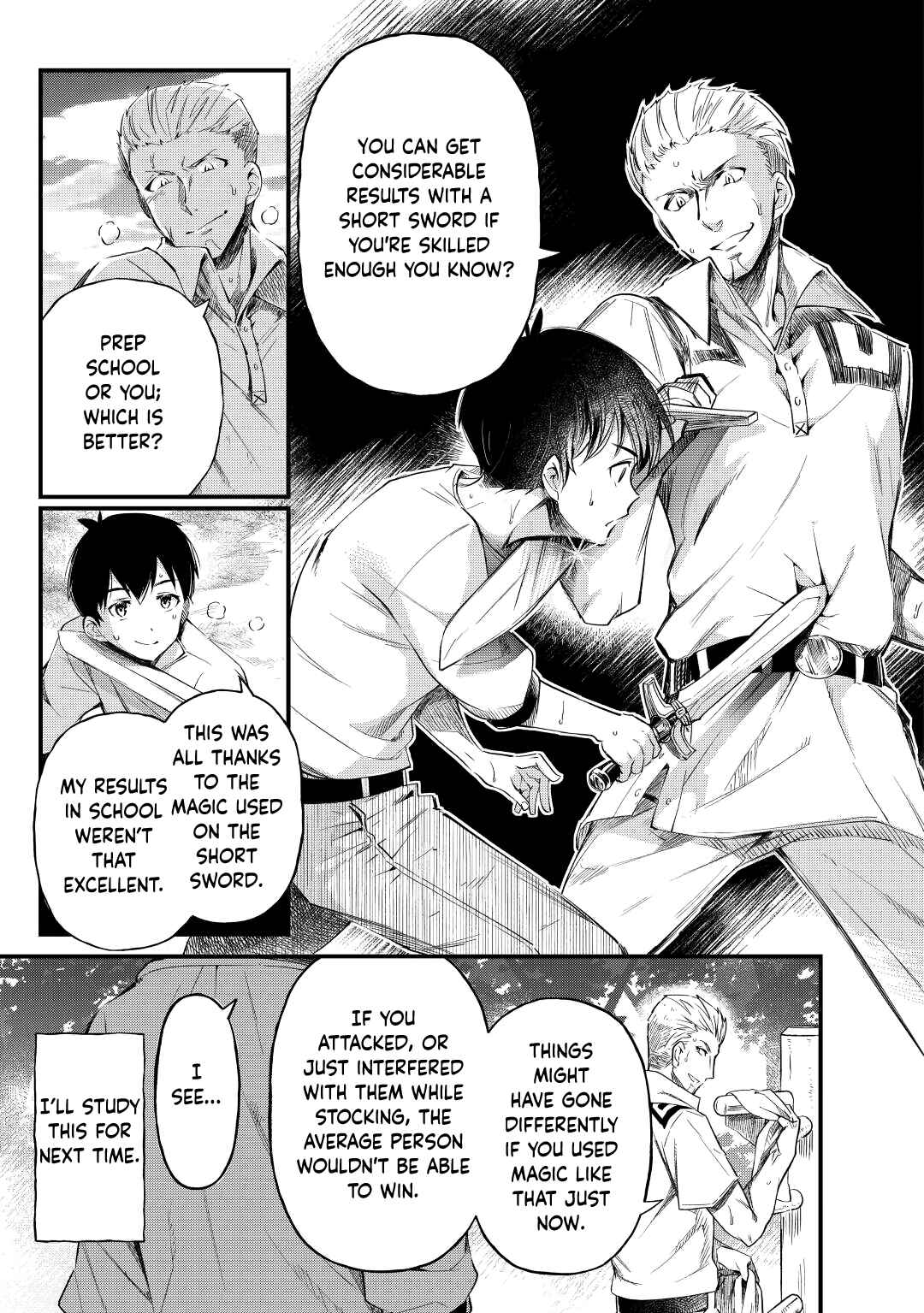 Page 8 Chapter 12 Ochikobore [☆1] Mahou Tsukai wa, Kyou mo Muishiki ni Cheat wo Tsukau