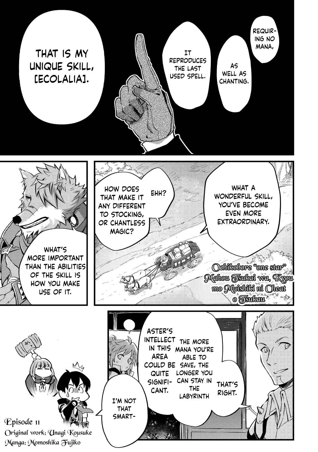 Page 2 Chapter 11 Ochikobore [☆1] Mahou Tsukai wa, Kyou mo Muishiki ni Cheat wo Tsukau