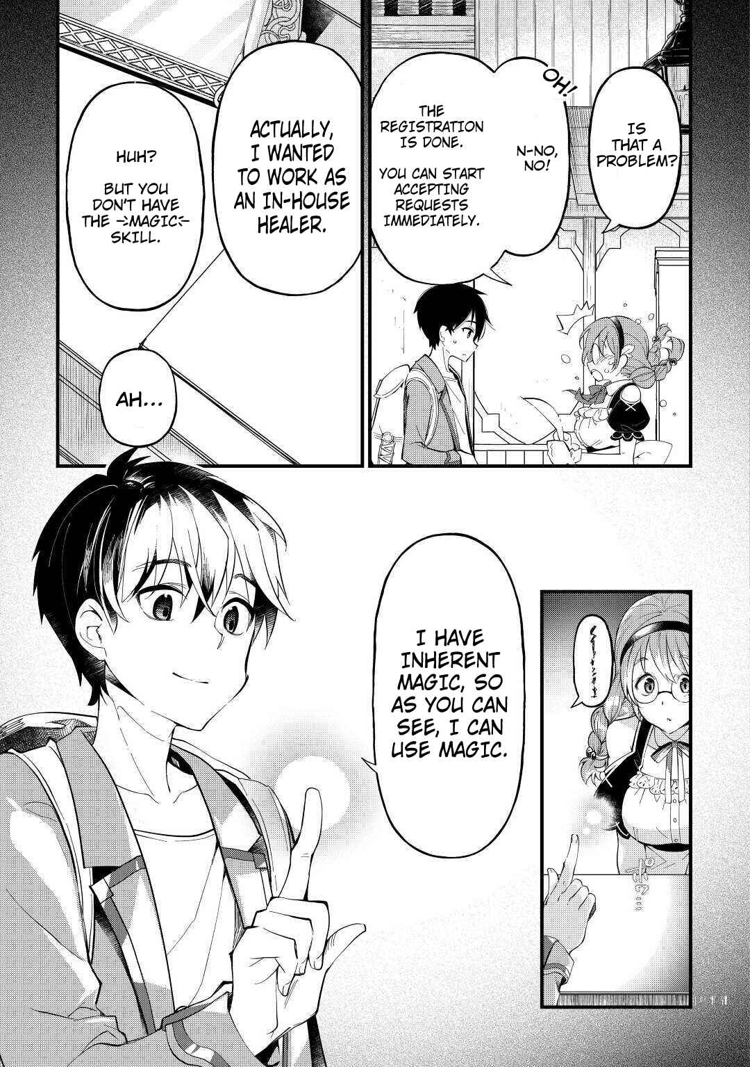 Page 8 Chapter 2 Ochikobore [☆1] Mahou Tsukai wa, Kyou mo Muishiki ni Cheat wo Tsukau