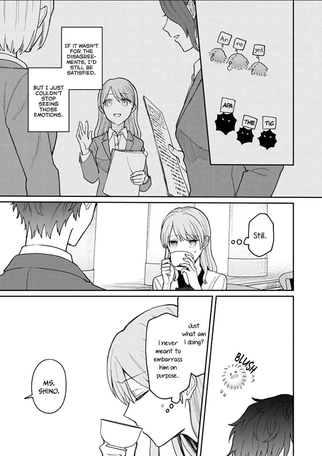 Page 8 Chapter 9 Kuuki ga Yomeru Shinnyuu Shain to Buaisou na Senpai