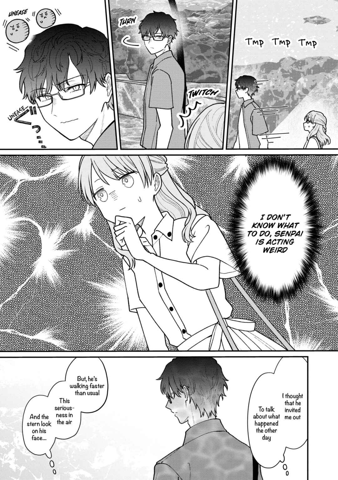 Page 4 Chapter 31 Kuuki ga Yomeru Shinnyuu Shain to Buaisou na Senpai