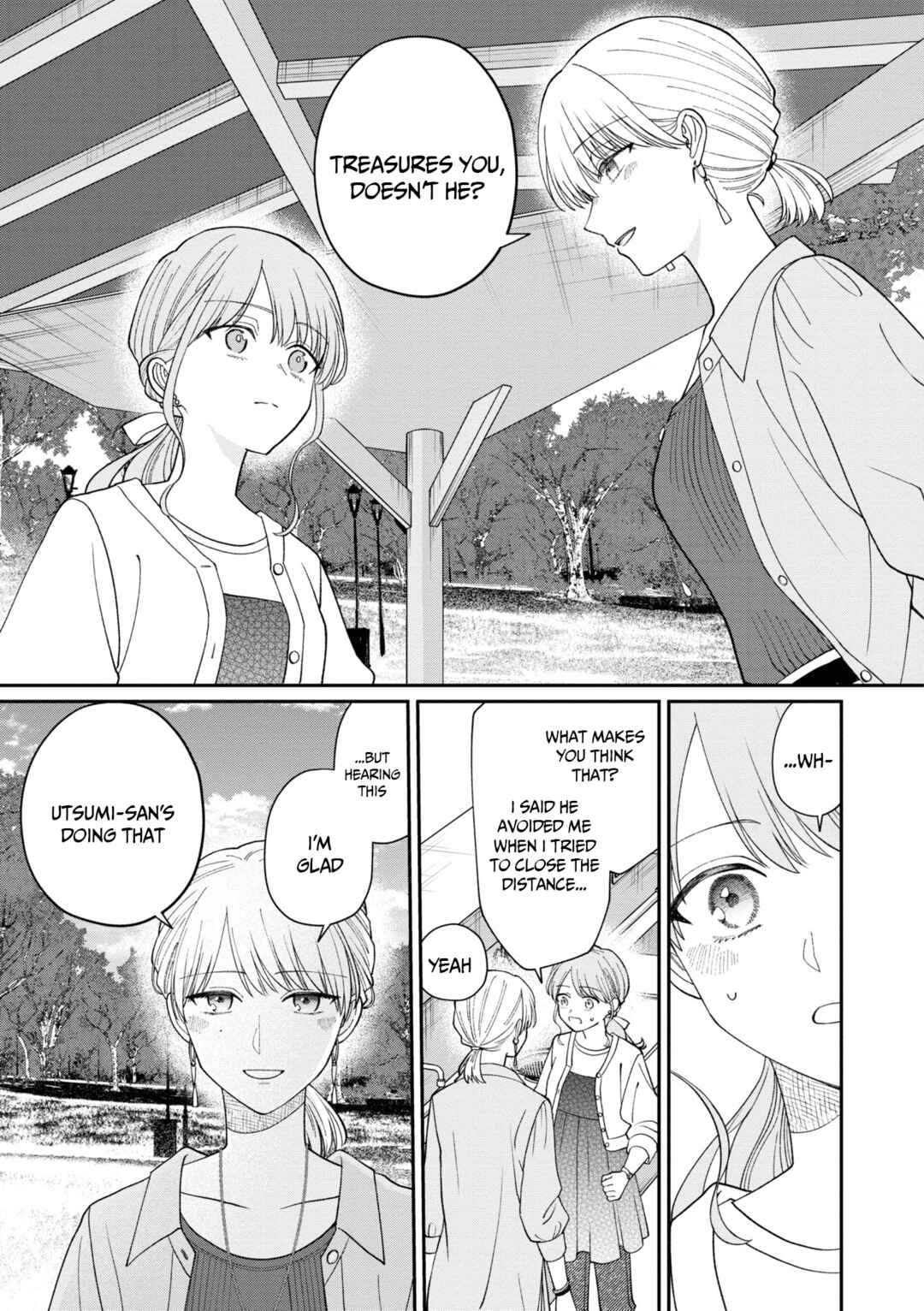 Page 12 Chapter 60 Kuuki ga Yomeru Shinnyuu Shain to Buaisou na Senpai