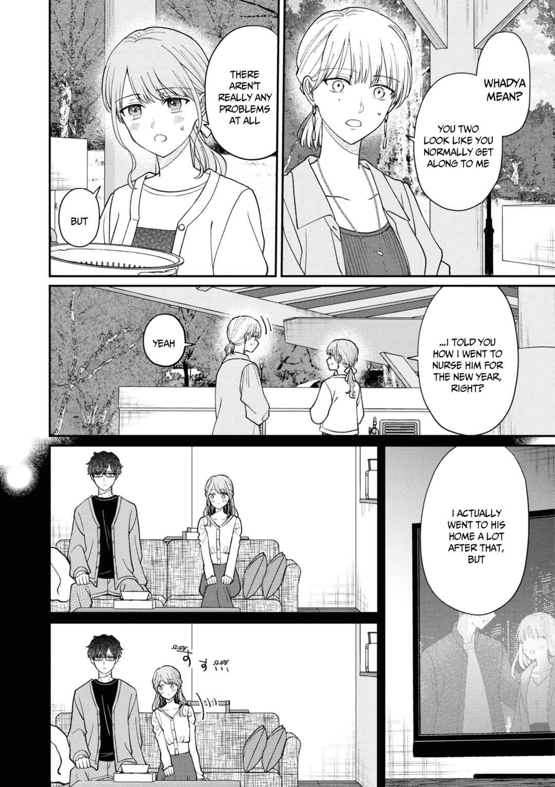 Page 8 Chapter 60 Kuuki ga Yomeru Shinnyuu Shain to Buaisou na Senpai
