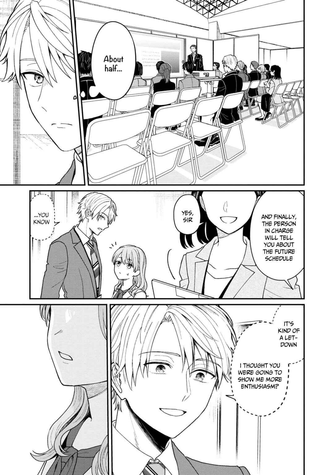 Page 6 Chapter 19 Kuuki ga Yomeru Shinnyuu Shain to Buaisou na Senpai