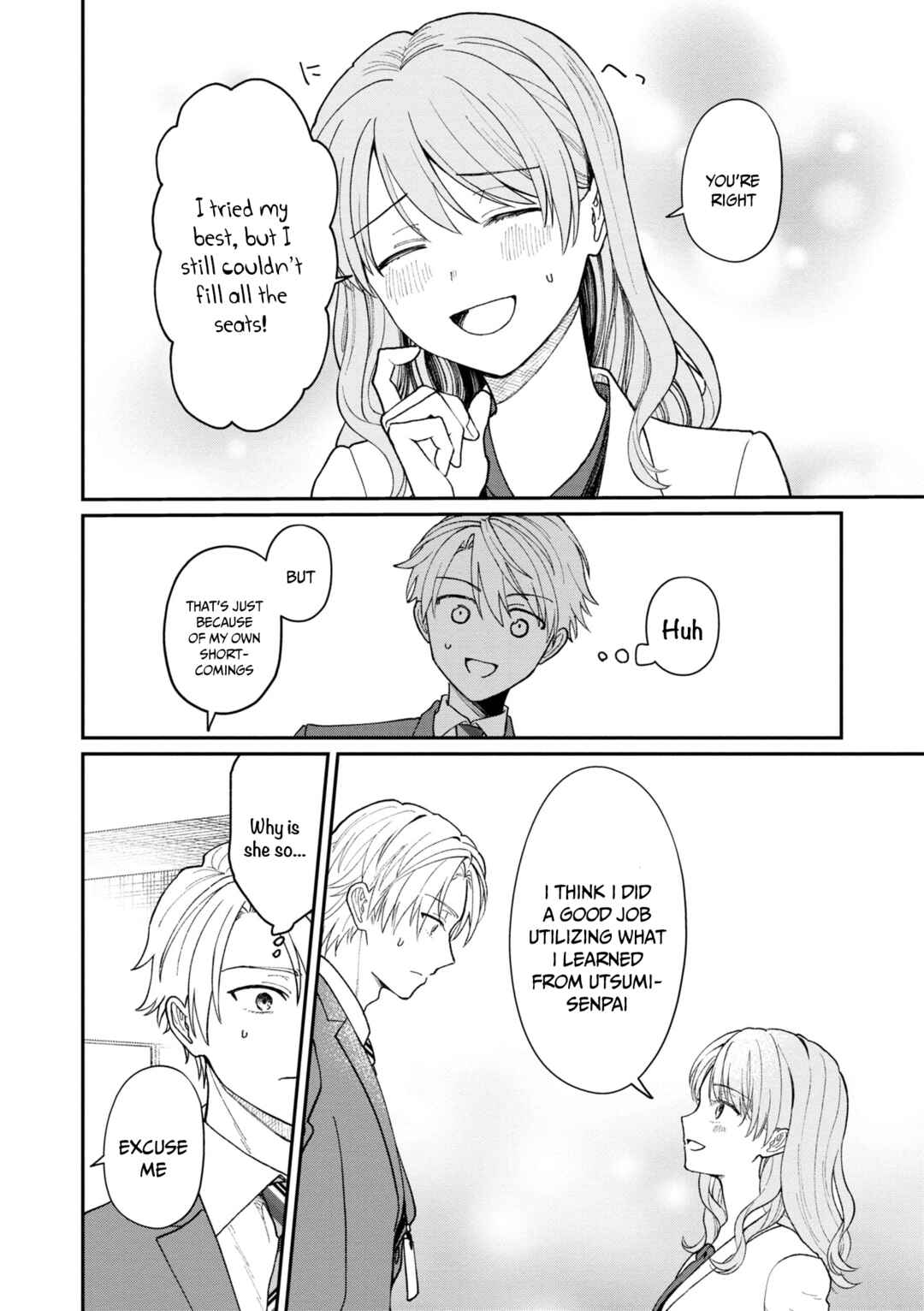 Page 7 Chapter 19 Kuuki ga Yomeru Shinnyuu Shain to Buaisou na Senpai