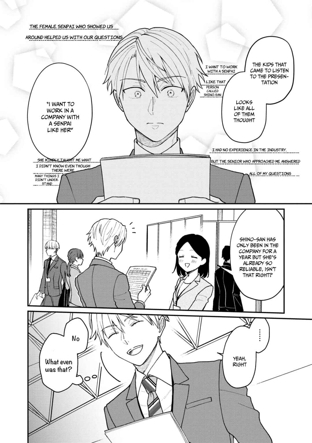 Page 9 Chapter 19 Kuuki ga Yomeru Shinnyuu Shain to Buaisou na Senpai