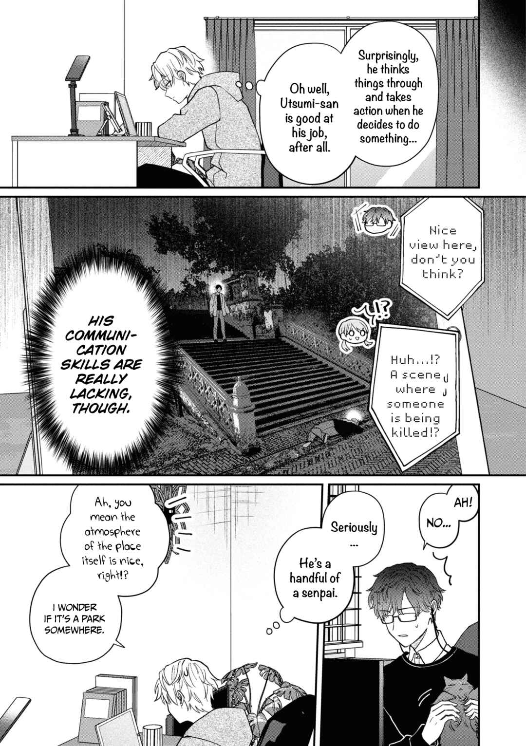 Page 8 Chapter 51 Kuuki ga Yomeru Shinnyuu Shain to Buaisou na Senpai