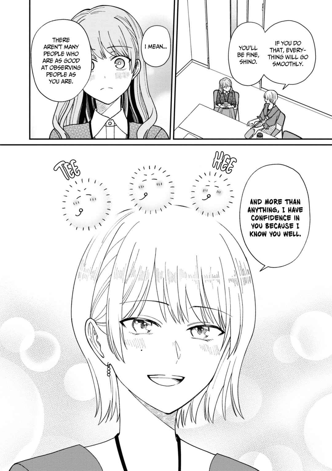 Page 7 Chapter 39 Kuuki ga Yomeru Shinnyuu Shain to Buaisou na Senpai