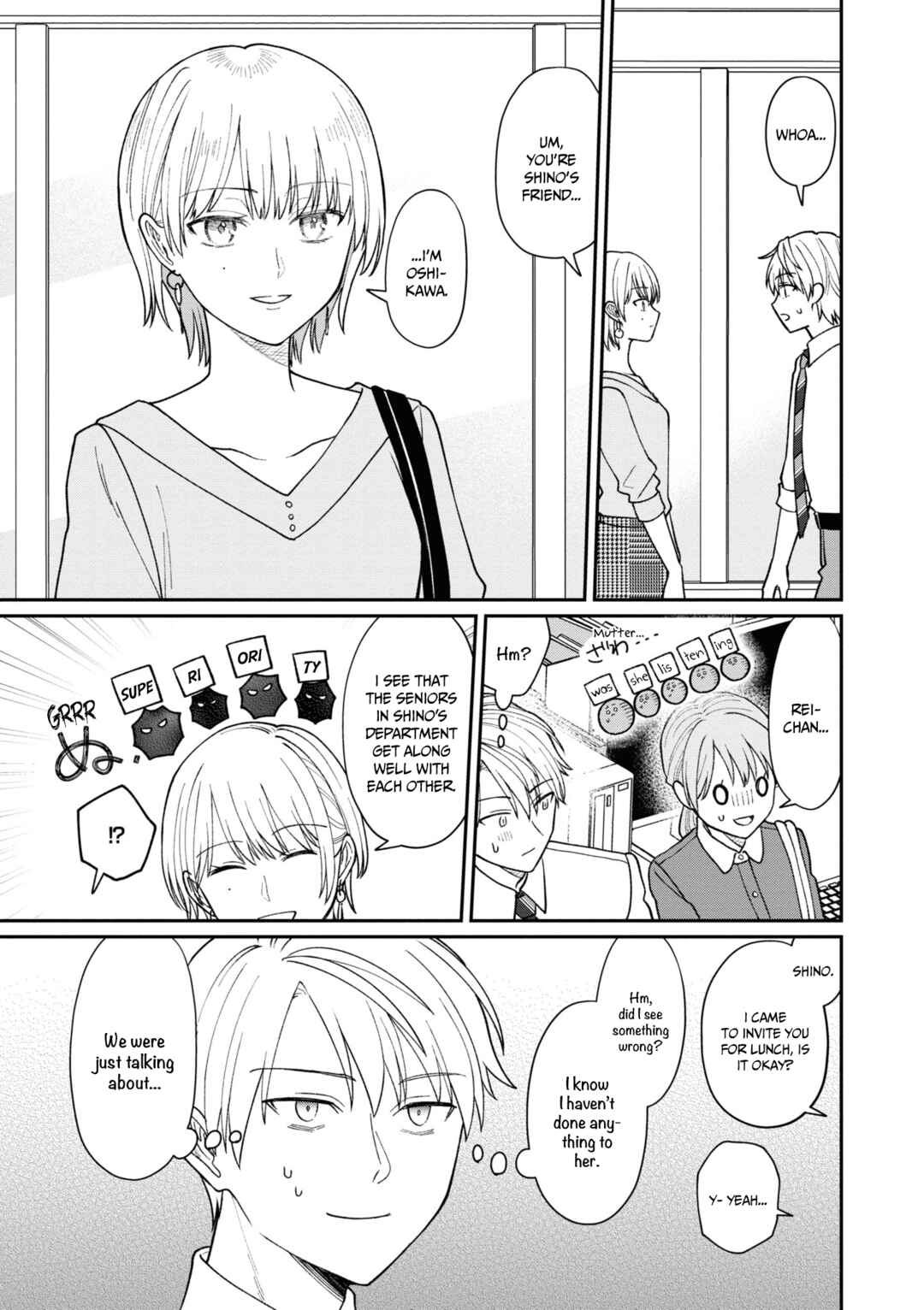 Page 10 Chapter 33 Kuuki ga Yomeru Shinnyuu Shain to Buaisou na Senpai