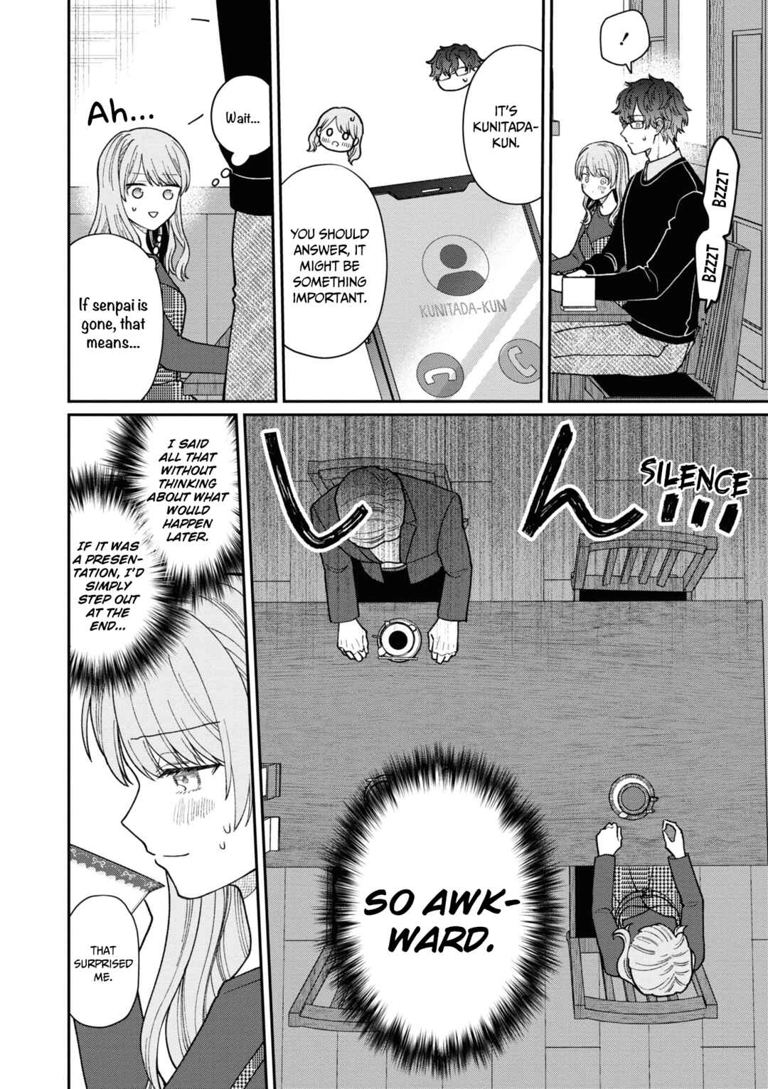 Page 17 Chapter 42 Kuuki ga Yomeru Shinnyuu Shain to Buaisou na Senpai