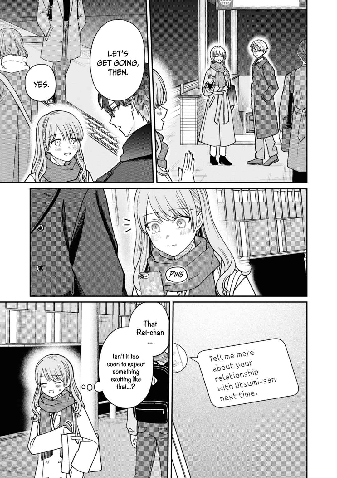 Page 8 Chapter 54.5 Kuuki ga Yomeru Shinnyuu Shain to Buaisou na Senpai