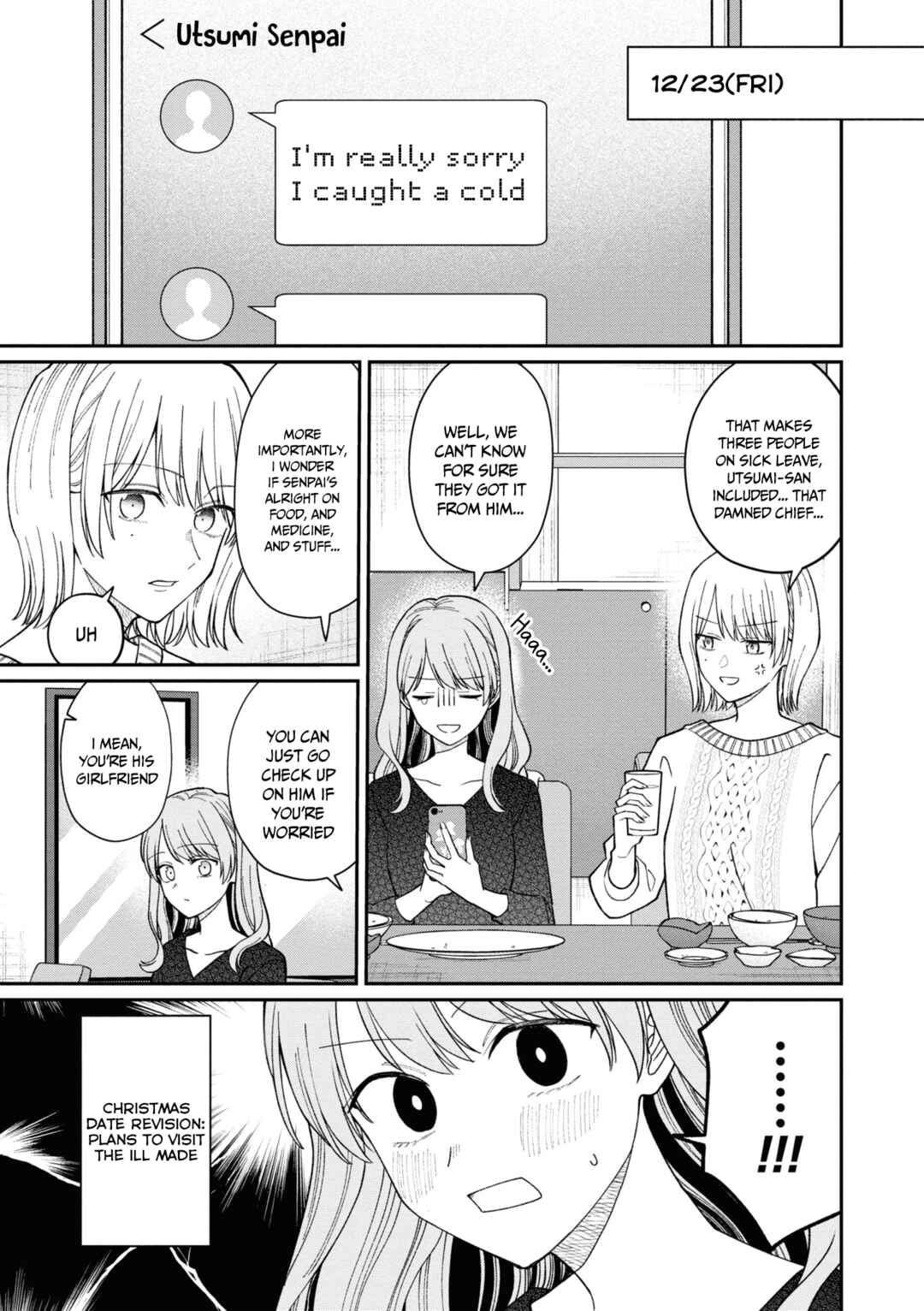Page 10 Chapter 55 Kuuki ga Yomeru Shinnyuu Shain to Buaisou na Senpai