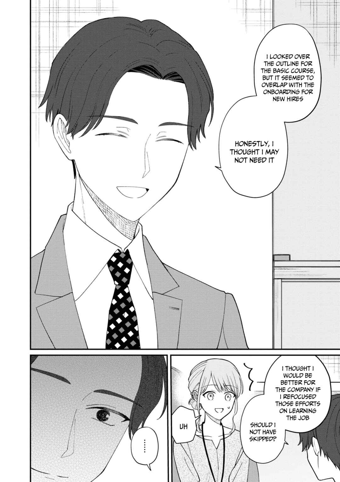 Page 4 Chapter 58 Kuuki ga Yomeru Shinnyuu Shain to Buaisou na Senpai