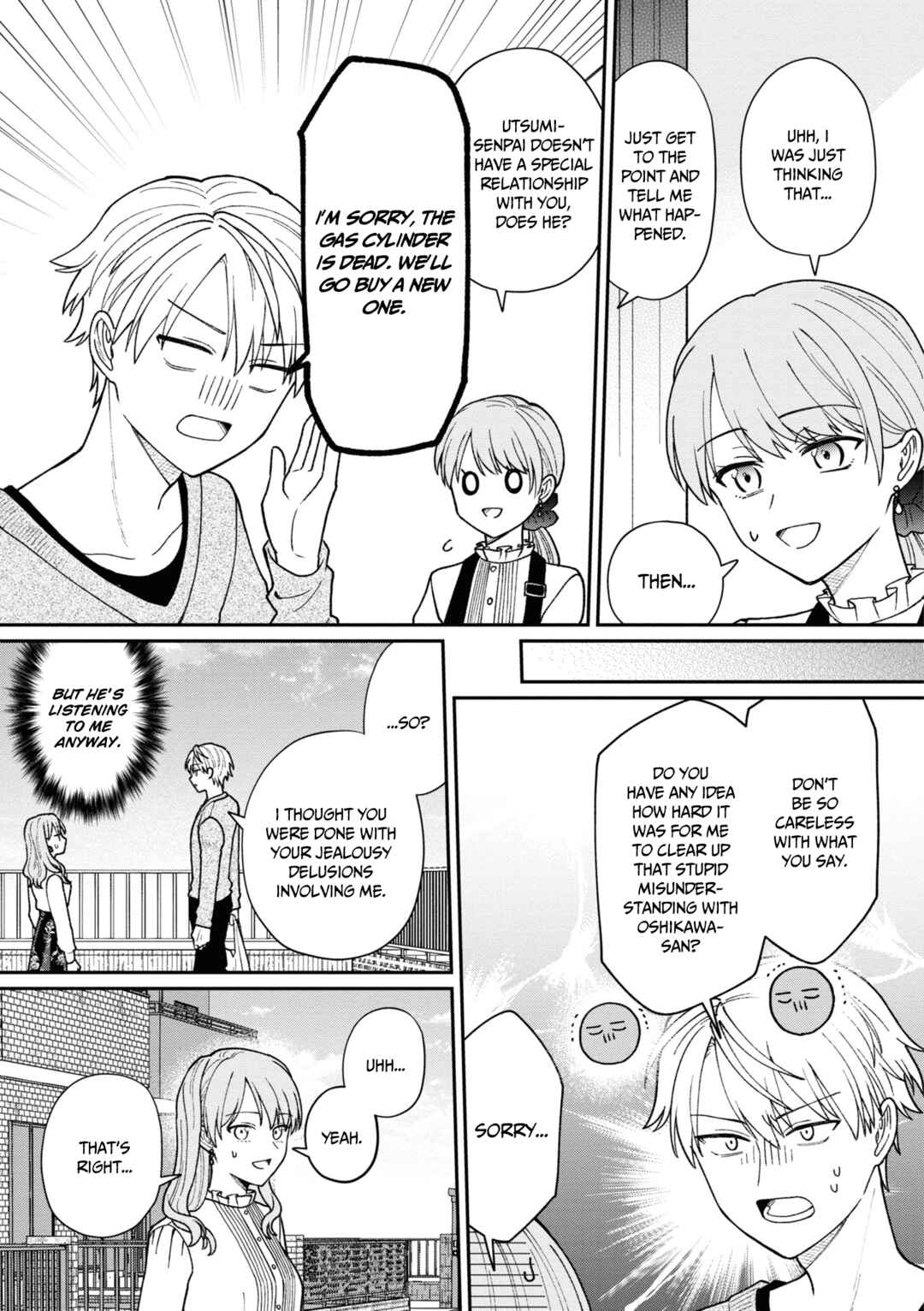 Page 8 Chapter 37 Kuuki ga Yomeru Shinnyuu Shain to Buaisou na Senpai