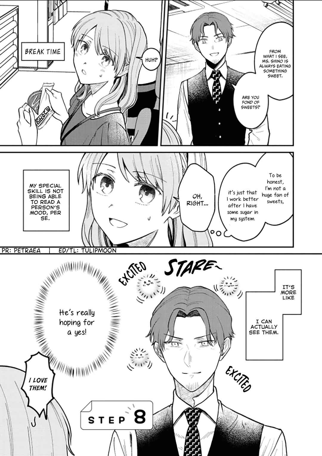 Page 1 Chapter 8 Kuuki ga Yomeru Shinnyuu Shain to Buaisou na Senpai
