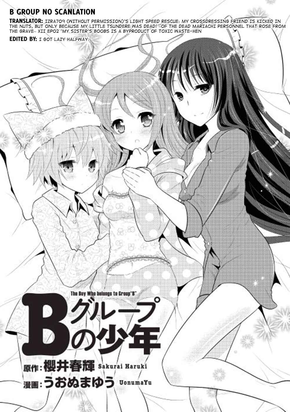 Page 1 Chapter 2 The Boy Who belongs to Group B