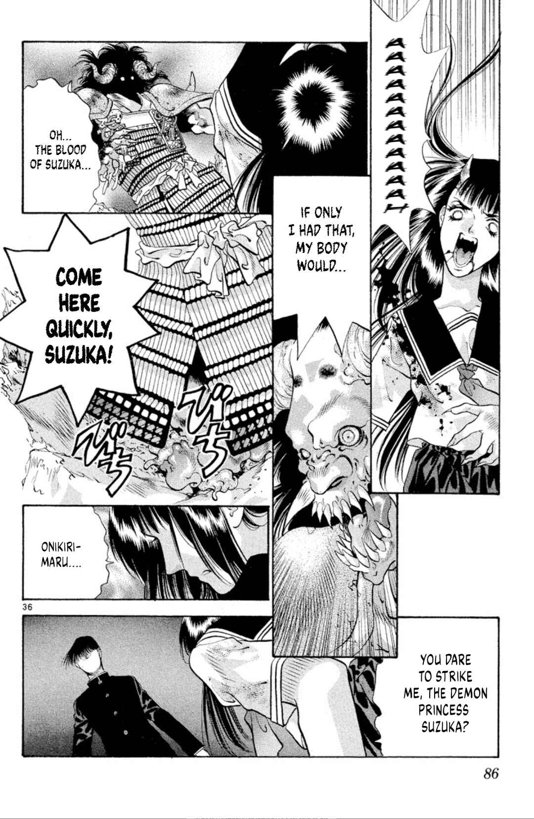 Page 36 Chapter 71 Onikirimaru