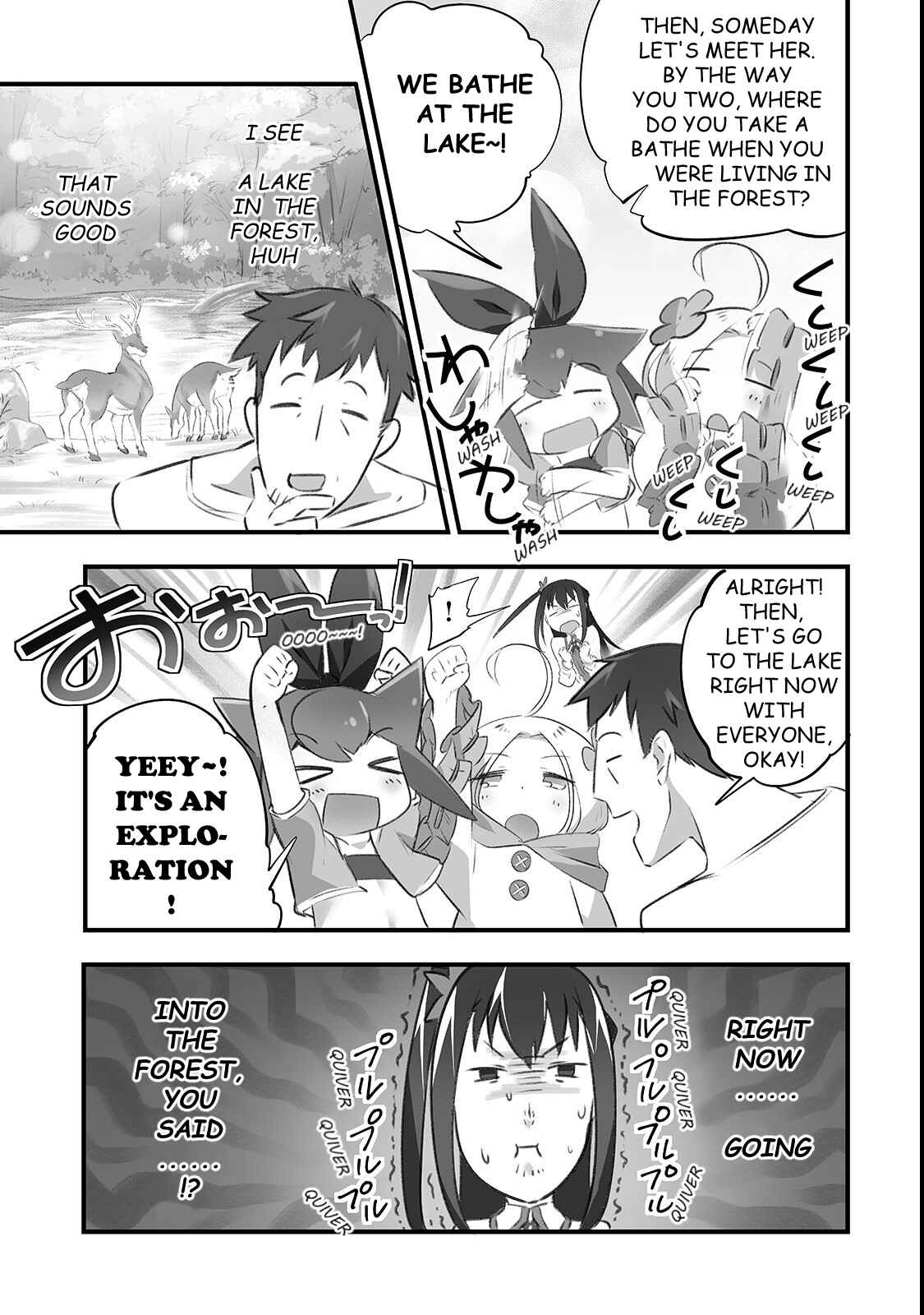 Page 3 Chapter 5 Isekai Hoikuen wo Hirakimashita ~Fusei Skill de Saikyou Loli Seirei-tachi wa Deredere desu~