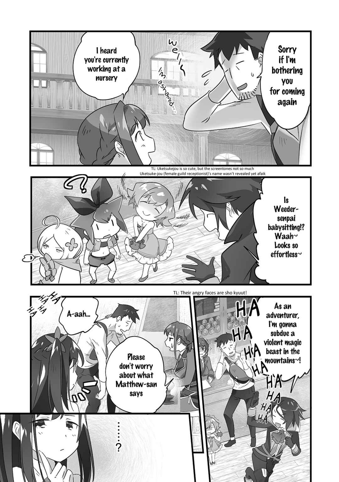 Page 4 Chapter 8 Isekai Hoikuen wo Hirakimashita ~Fusei Skill de Saikyou Loli Seirei-tachi wa Deredere desu~
