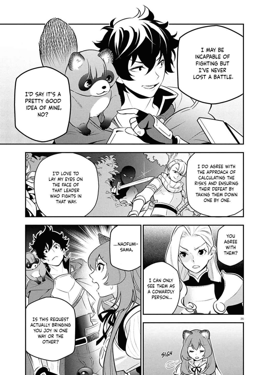 Page 35 Chapter 110 Tate no Yuusha no Nariagari