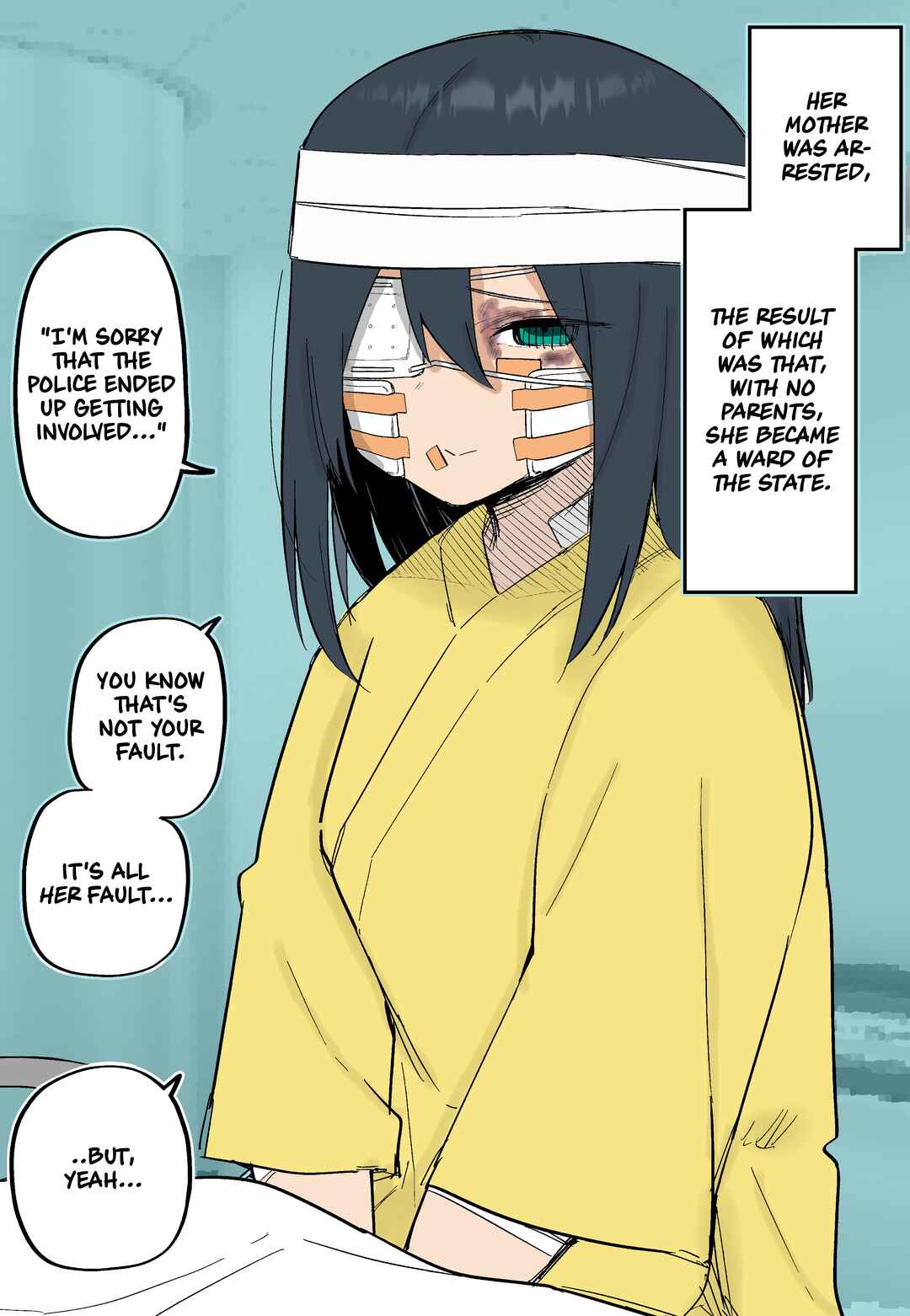 Page 1 Chapter 36 Azadarake no Classmate ga Shinpai de (Fan Colored)
