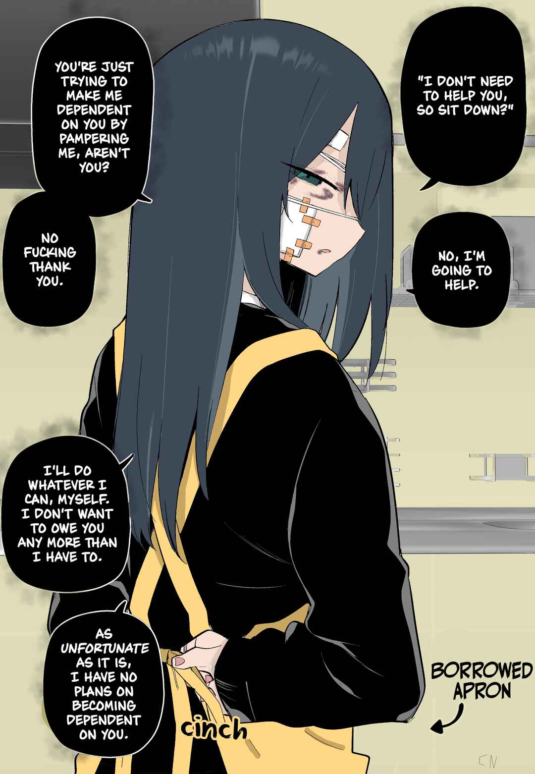 Page 1 Chapter 15 Azadarake no Classmate ga Shinpai de (Fan Colored)