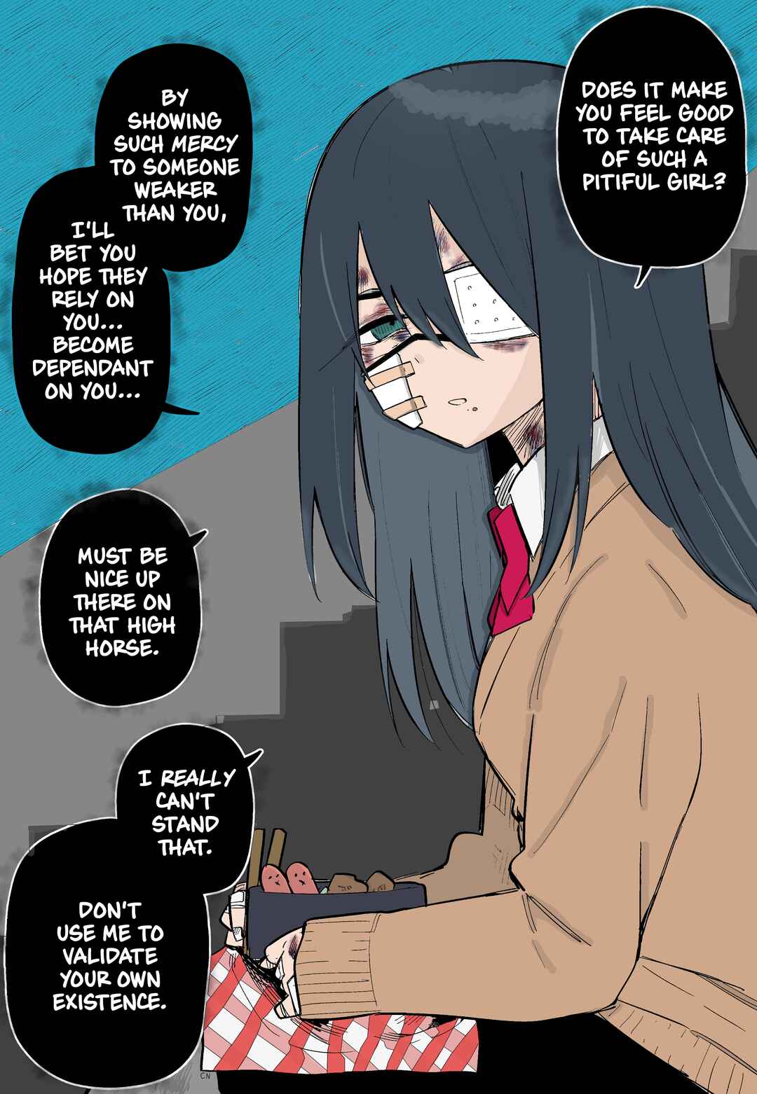 Page 1 Chapter 8 Azadarake no Classmate ga Shinpai de (Fan Colored)