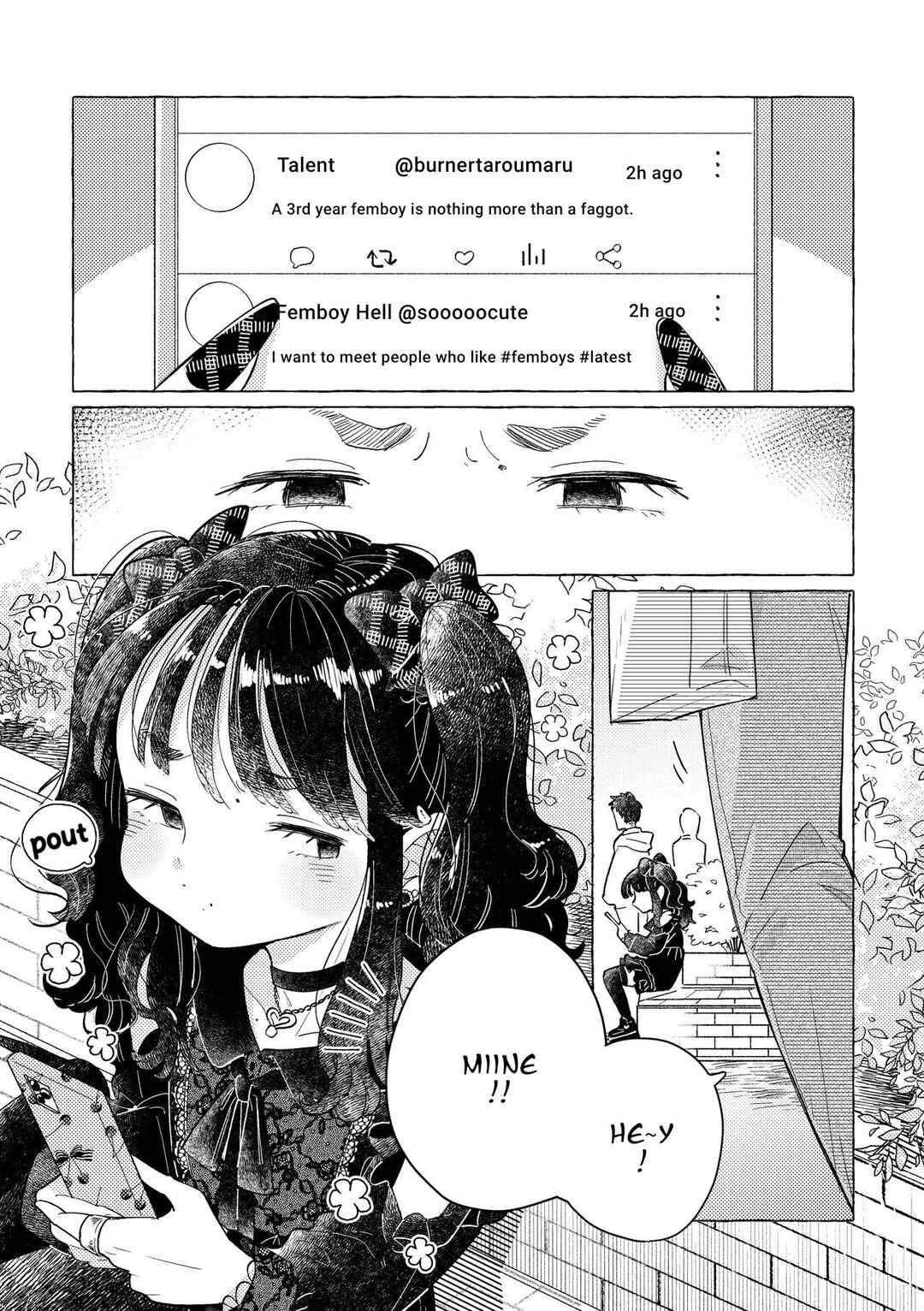 Page 4 Chapter Unknown_07a8 Jiraikei Josou Danshi Mine-chan