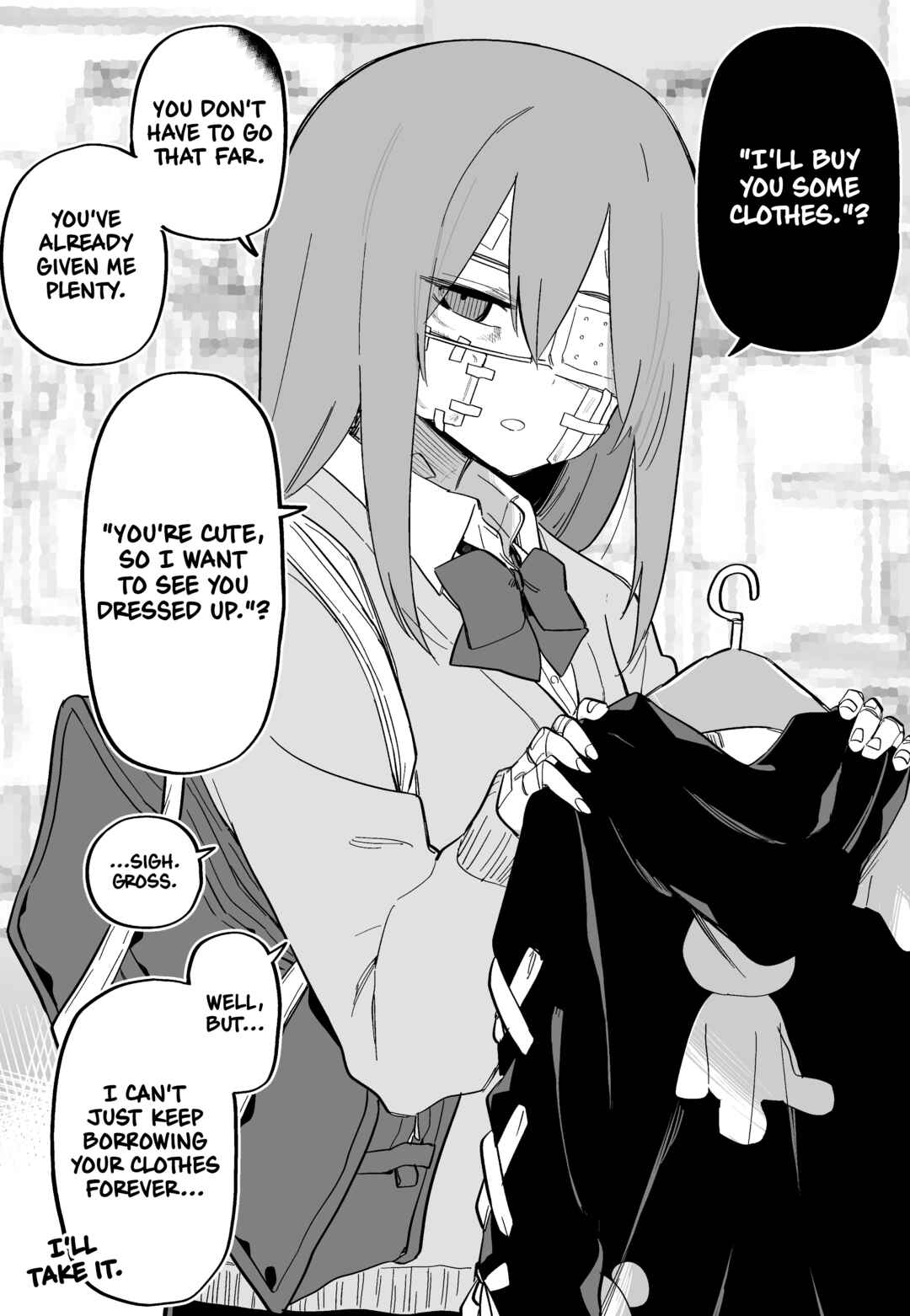 Page 1 Chapter 24 Azadarake no Classmate ga Shinpai de