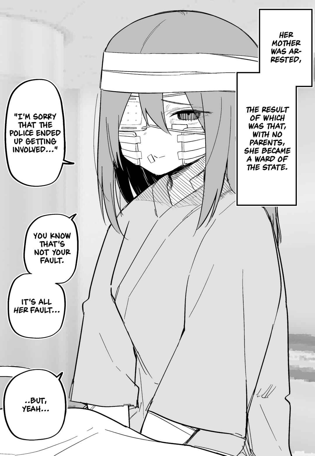 Page 1 Chapter 36 Azadarake no Classmate ga Shinpai de