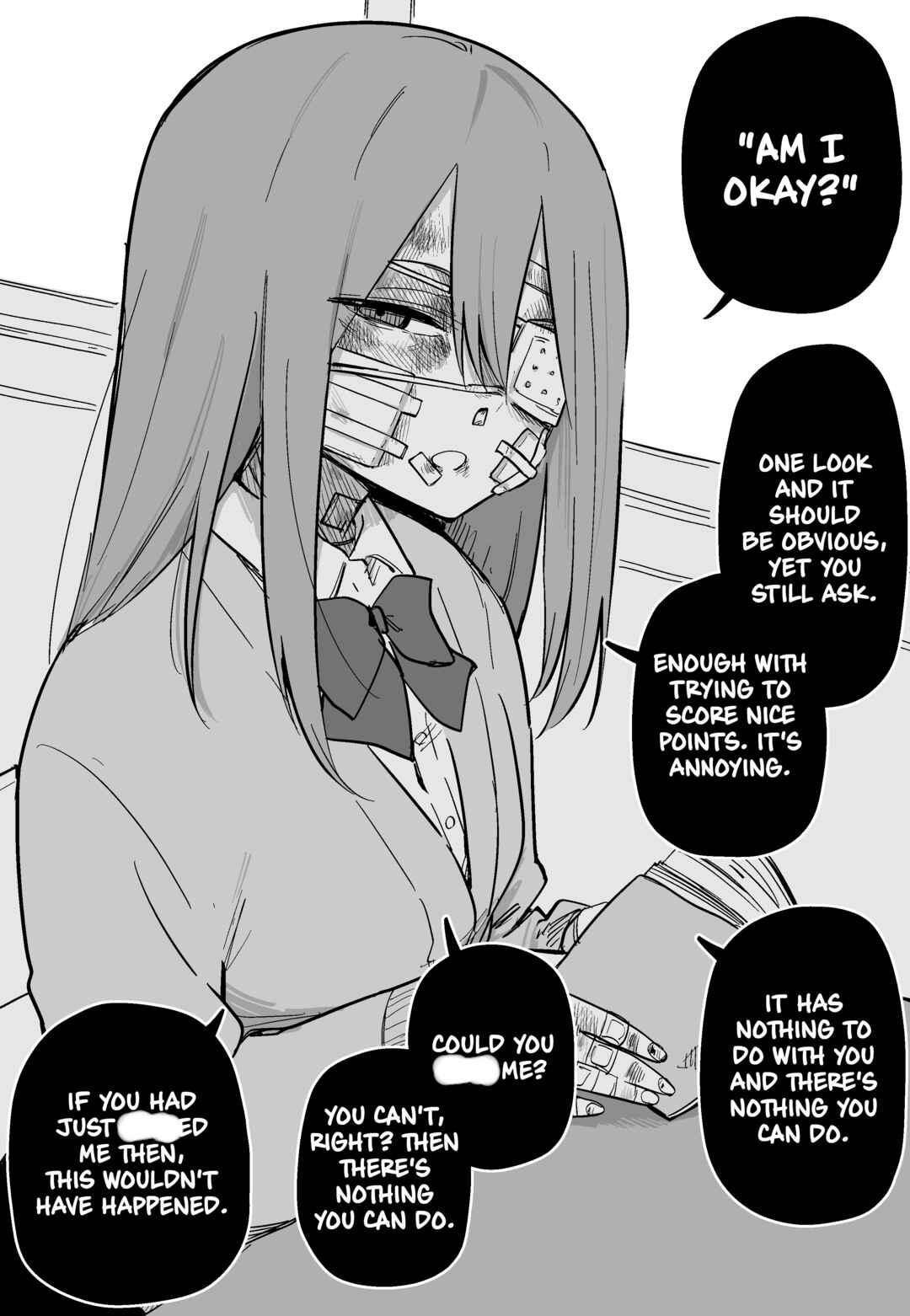 Page 1 Chapter 10 Azadarake no Classmate ga Shinpai de