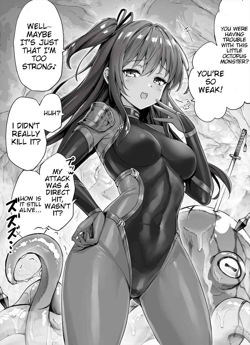 Page 1 Chapter 1 Make Flag Binbin na Kasshoku Mesugaki Kunoichi-chan