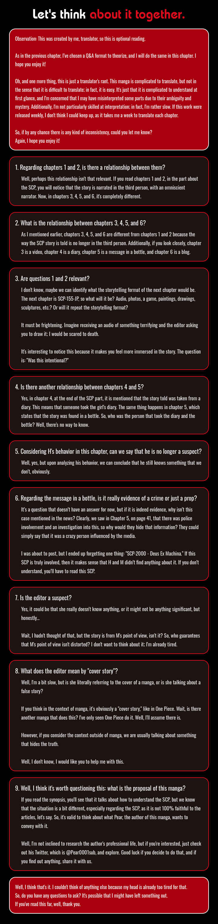 Page 42 Chapter 6 SCP tte Nan desu ka?