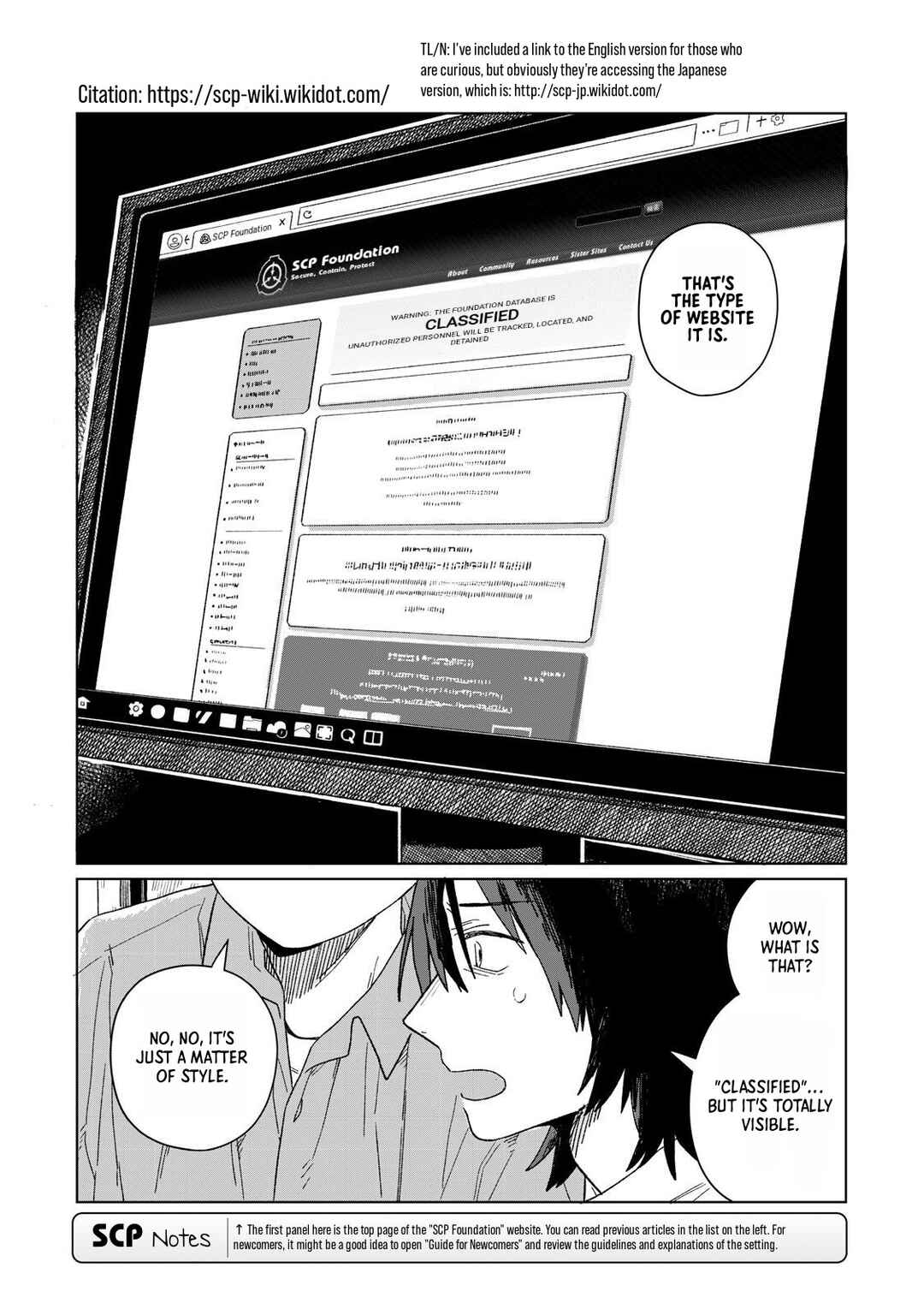 Page 6 Chapter 2 SCP tte Nan desu ka?
