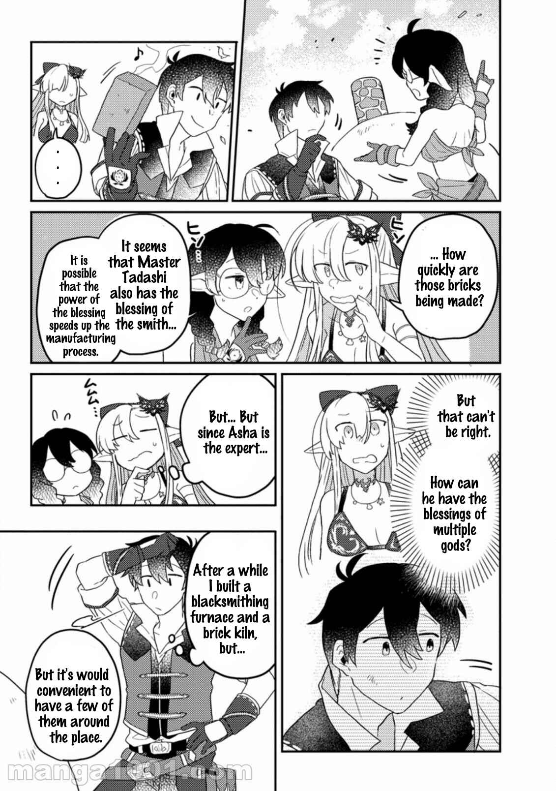 Page 4 Chapter 4.2 Kamigami no Kago de Seisan Kakumei ~Isekai no Katasumi de Mattari Slow Life Shi Tetara, Naze ka Tasaina Jinzai ga Atsumatte Saikyou Kokka ga Dekitemashita~