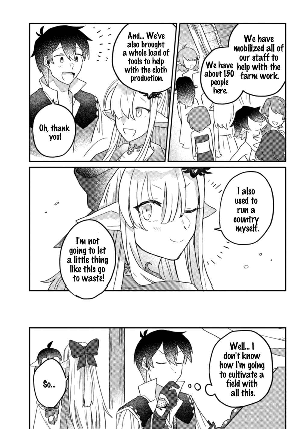 Page 9 Chapter 5.2 Kamigami no Kago de Seisan Kakumei ~Isekai no Katasumi de Mattari Slow Life Shi Tetara, Naze ka Tasaina Jinzai ga Atsumatte Saikyou Kokka ga Dekitemashita~