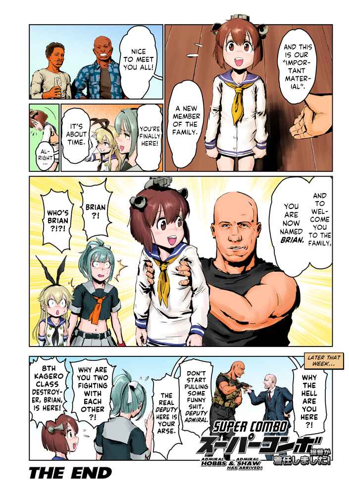 Page 8 Chapter Unknown_0aa2 Kantai Collection X Fast & Furious (Doujinshi)