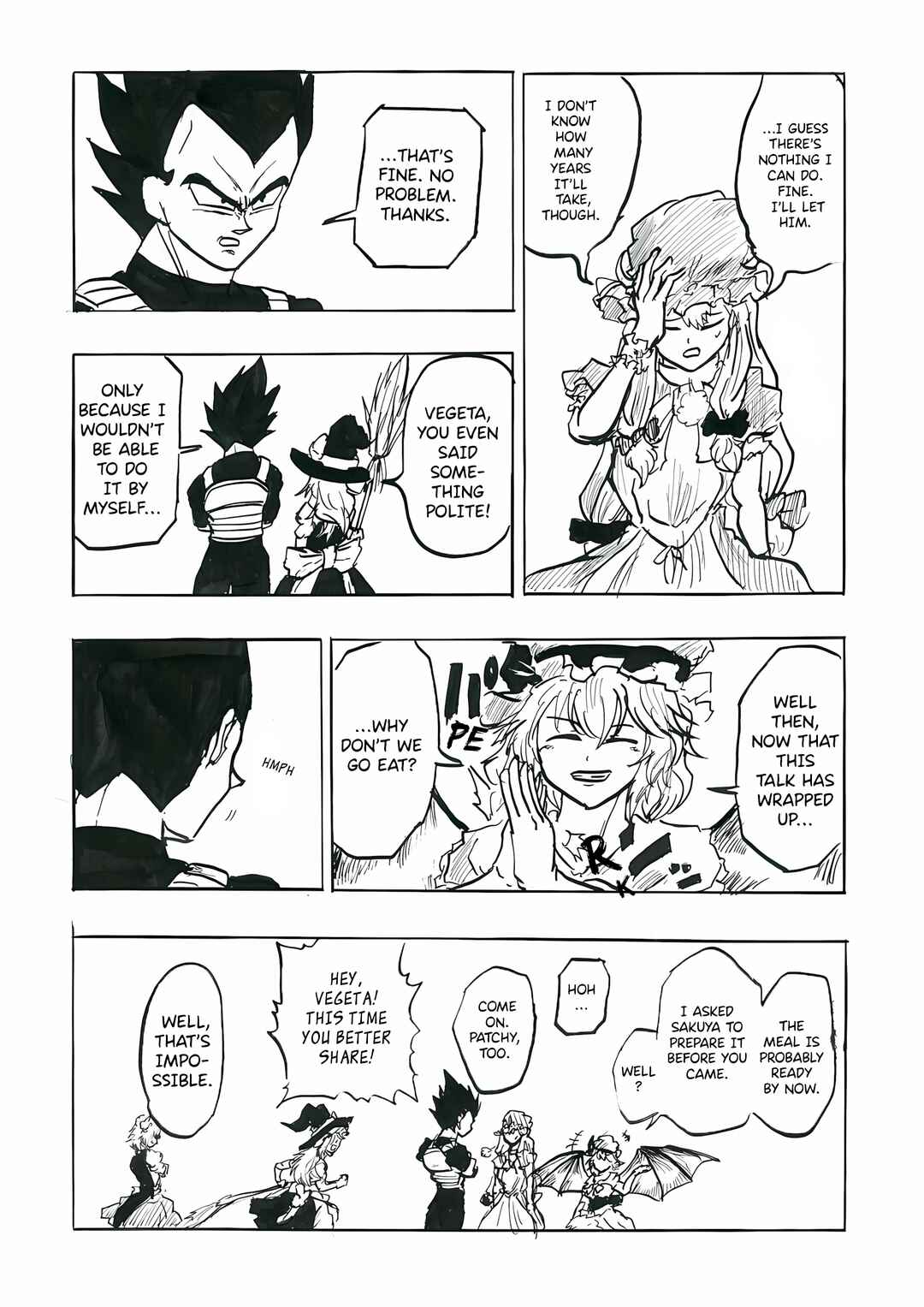 Page 7 Chapter 8 Touhou & Dragon Ball - EAST VEGETA (Doujinshi)