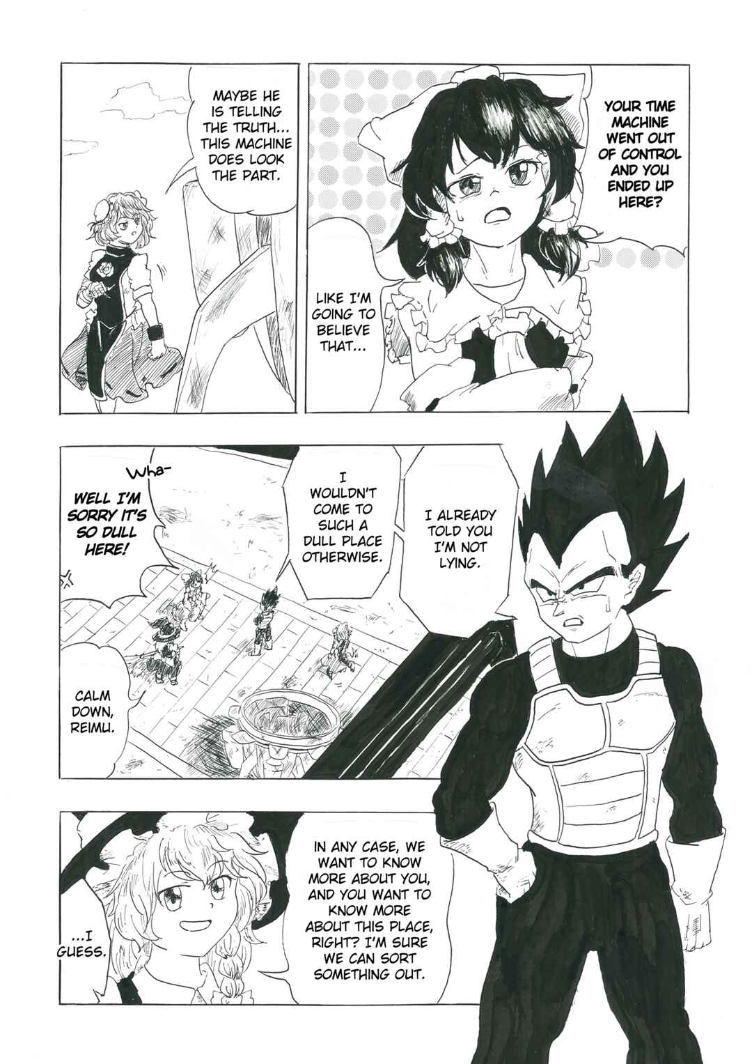 Page 3 Chapter 1 Touhou & Dragon Ball - EAST VEGETA (Doujinshi)
