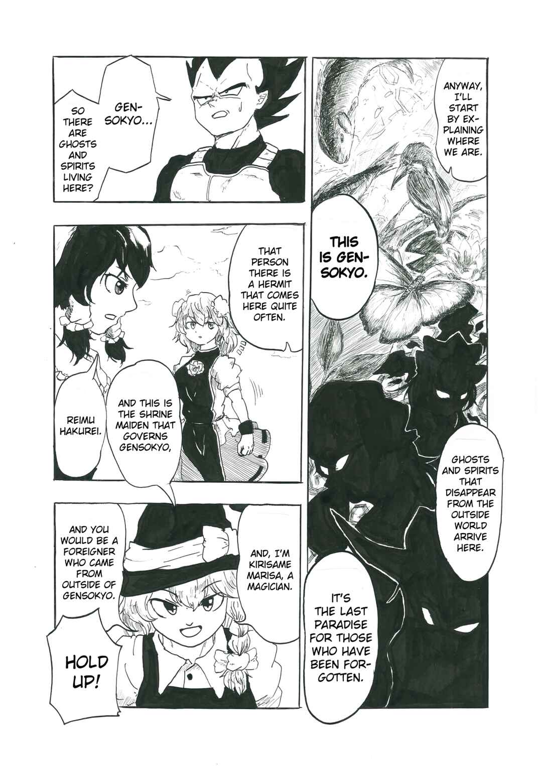 Page 4 Chapter 1 Touhou & Dragon Ball - EAST VEGETA (Doujinshi)