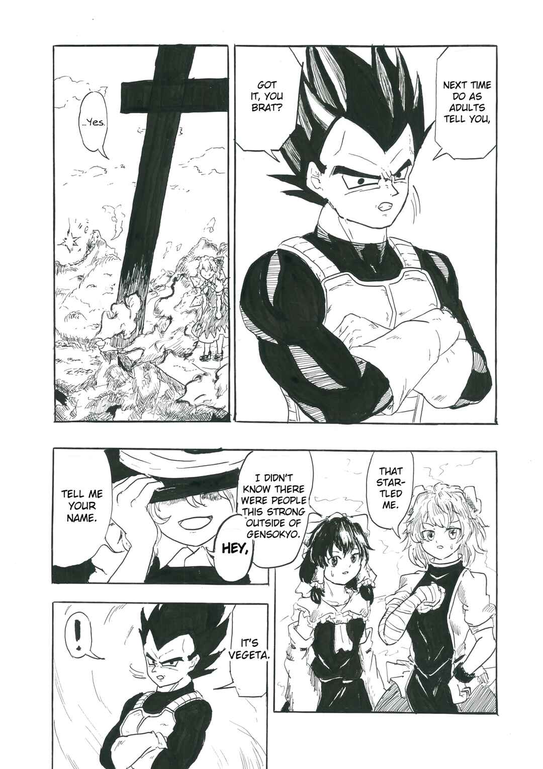 Page 9 Chapter 1 Touhou & Dragon Ball - EAST VEGETA (Doujinshi)