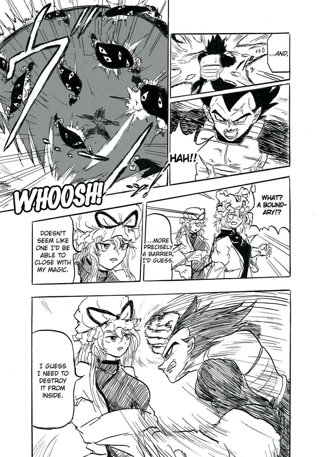 Page 6 Chapter 4 Touhou & Dragon Ball - EAST VEGETA (Doujinshi)