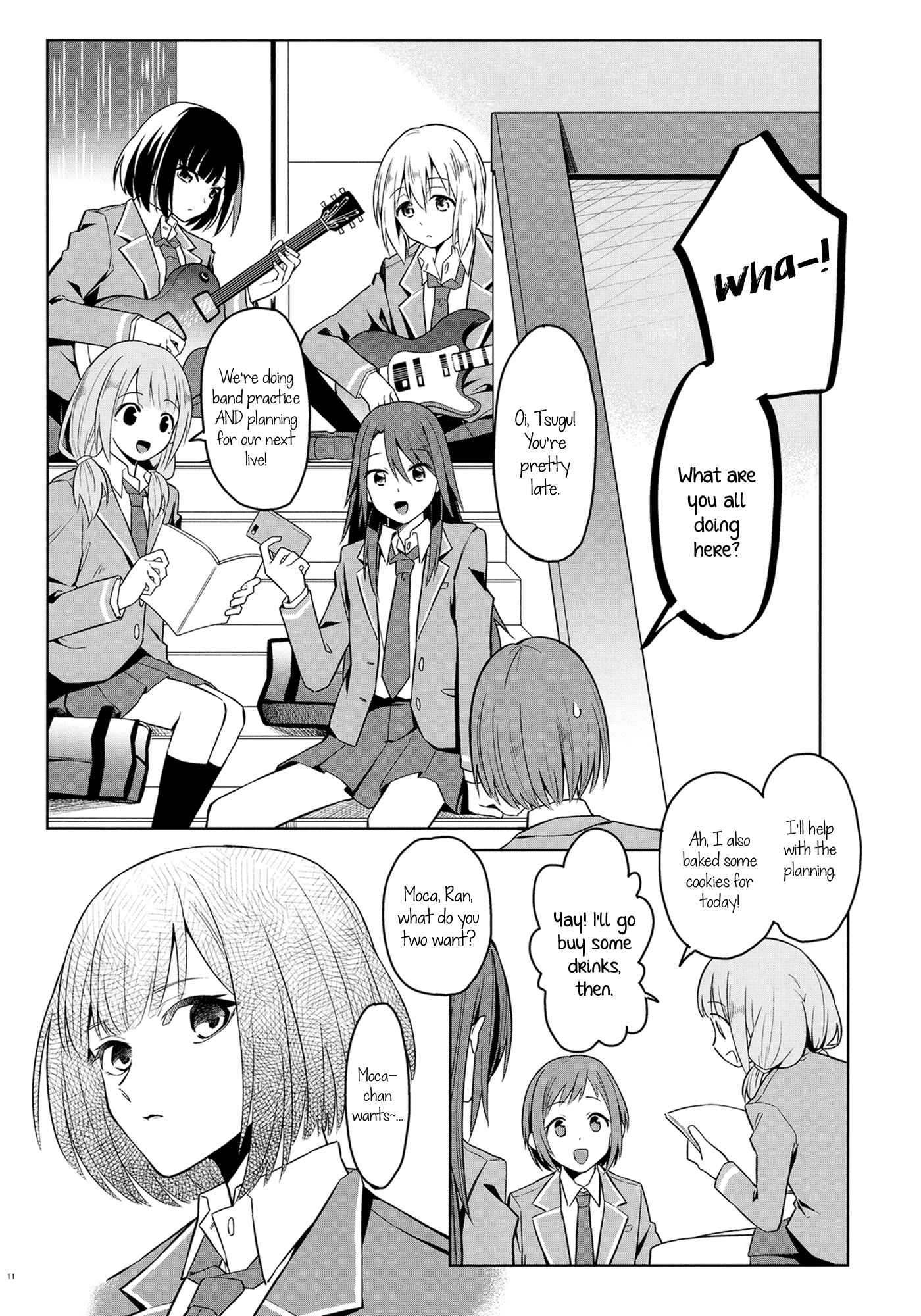 Page 11 Chapter Unknown_90cd BanG Dream! -  If Tomorrow Clears Up (Doujinshi)