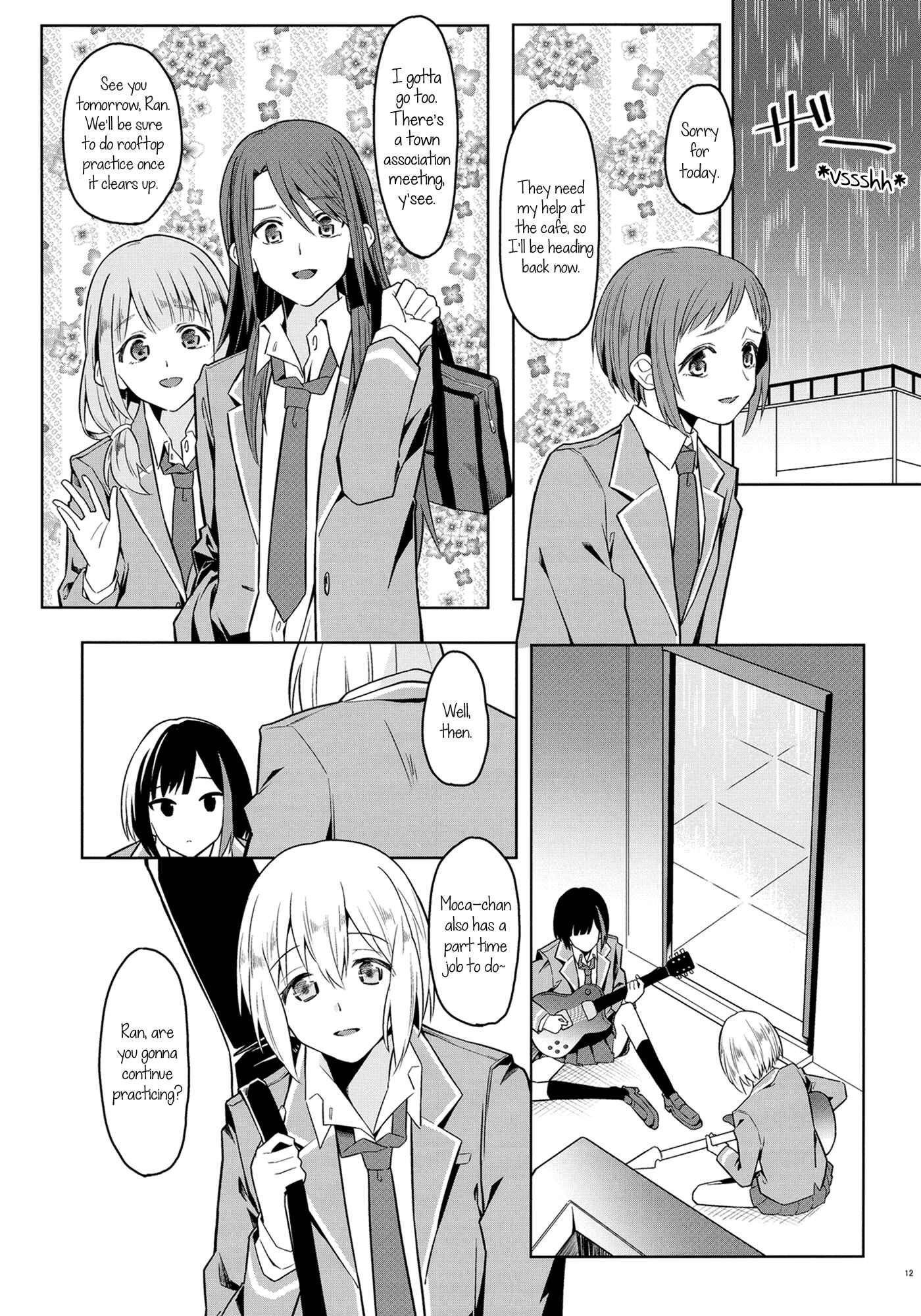 Page 12 Chapter Unknown_90cd BanG Dream! -  If Tomorrow Clears Up (Doujinshi)