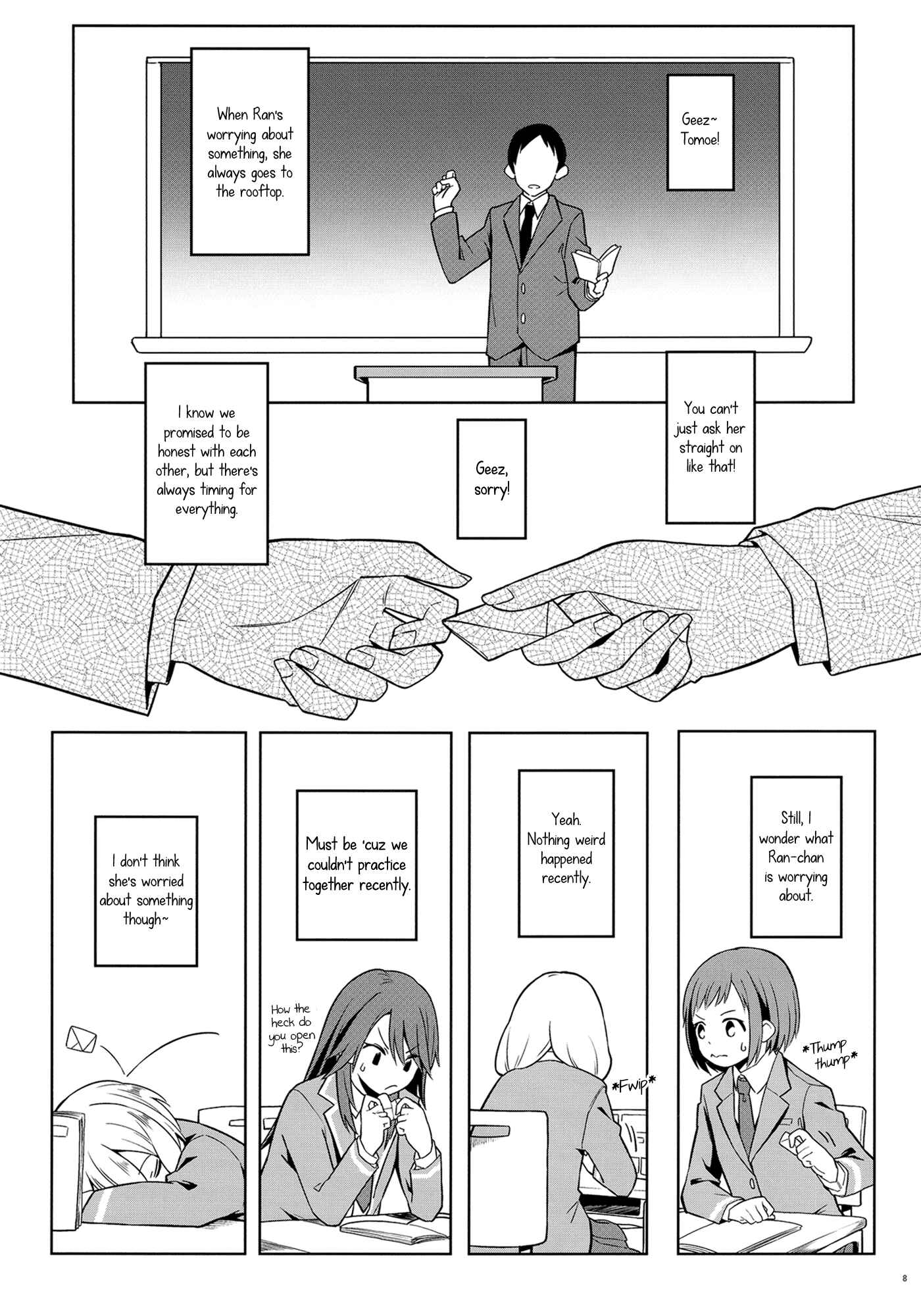 Page 8 Chapter Unknown_90cd BanG Dream! -  If Tomorrow Clears Up (Doujinshi)