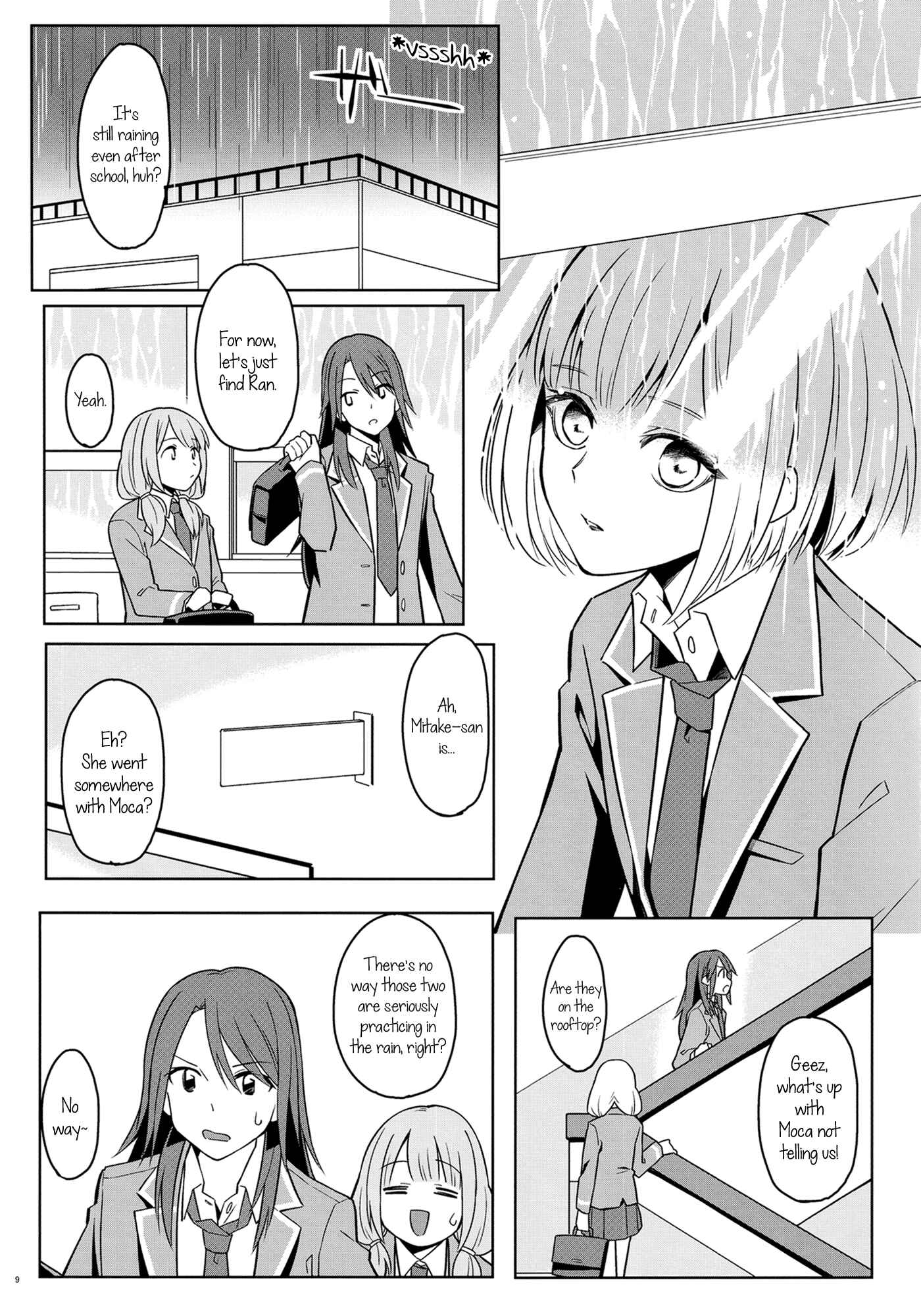 Page 9 Chapter Unknown_90cd BanG Dream! -  If Tomorrow Clears Up (Doujinshi)
