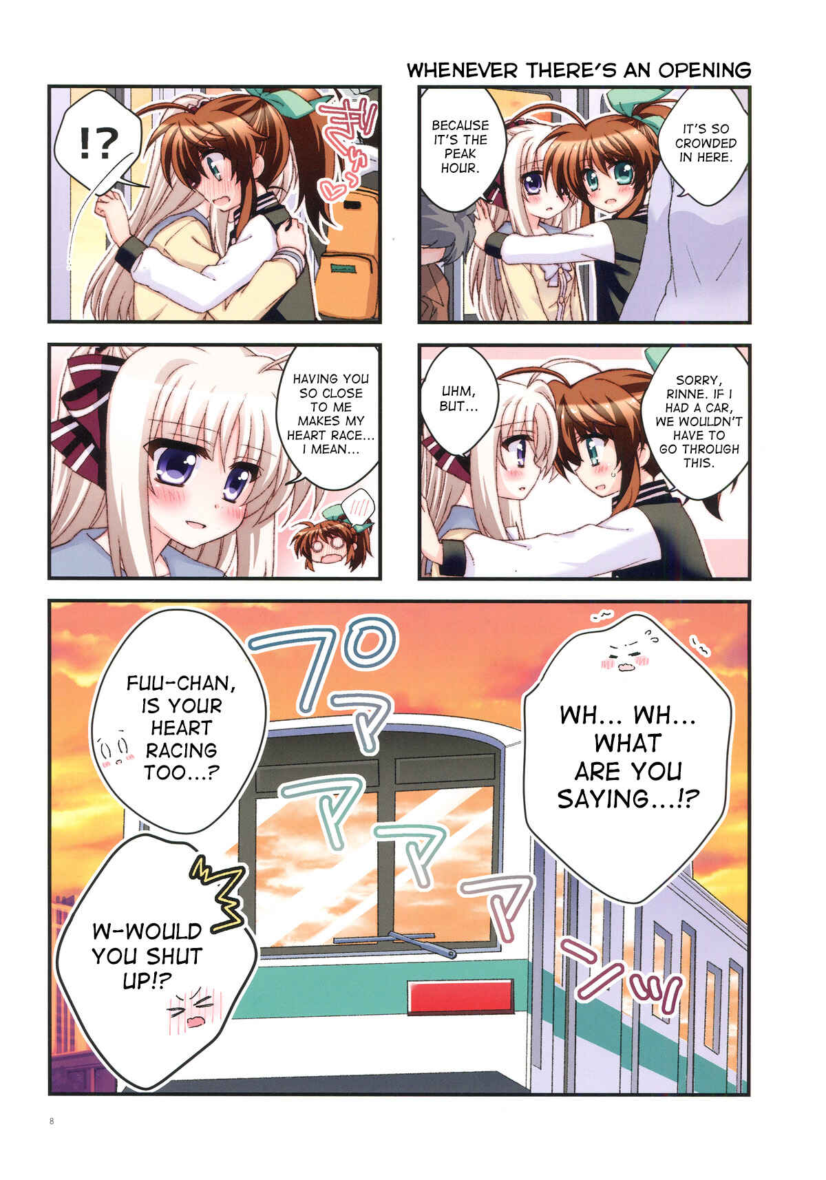 Page 7 Chapter Unknown_561c Mahou Shoujo Lyrical Nanoha - Fu-Rin Box-ing (Doujinshi)